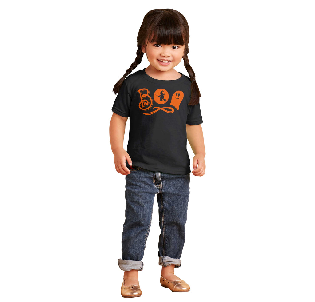 Boo Ghost Infant Toddler T Shirt-Direct To Garment Print-Brisco Baby