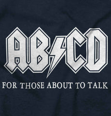 AB CD Ringer Romper Bodysuit-Direct To Garment Print-Brisco Baby