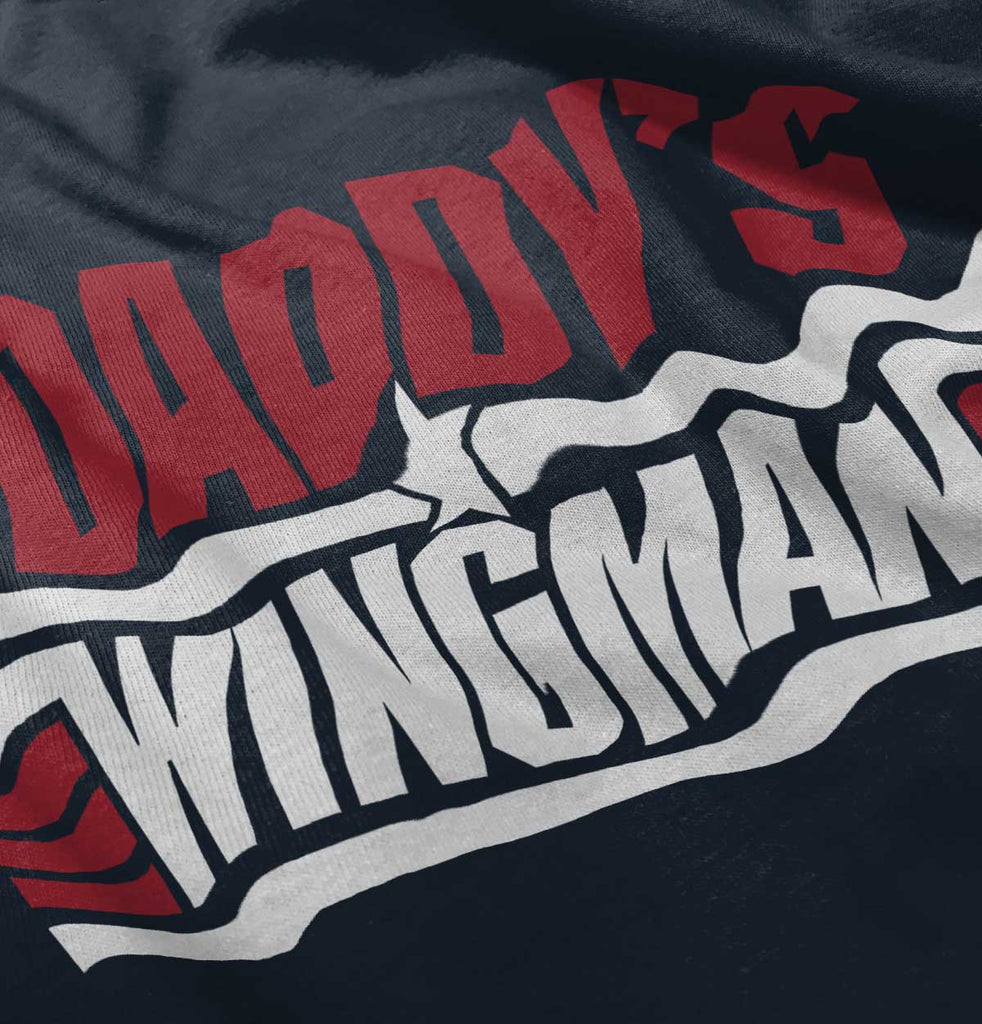 Daddy's Wingman Romper Bodysuit-Direct To Garment Print-Brisco Baby