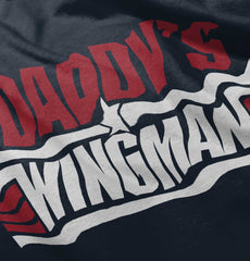 Daddy's Wingman Romper Bodysuit-Direct To Garment Print-Brisco Baby