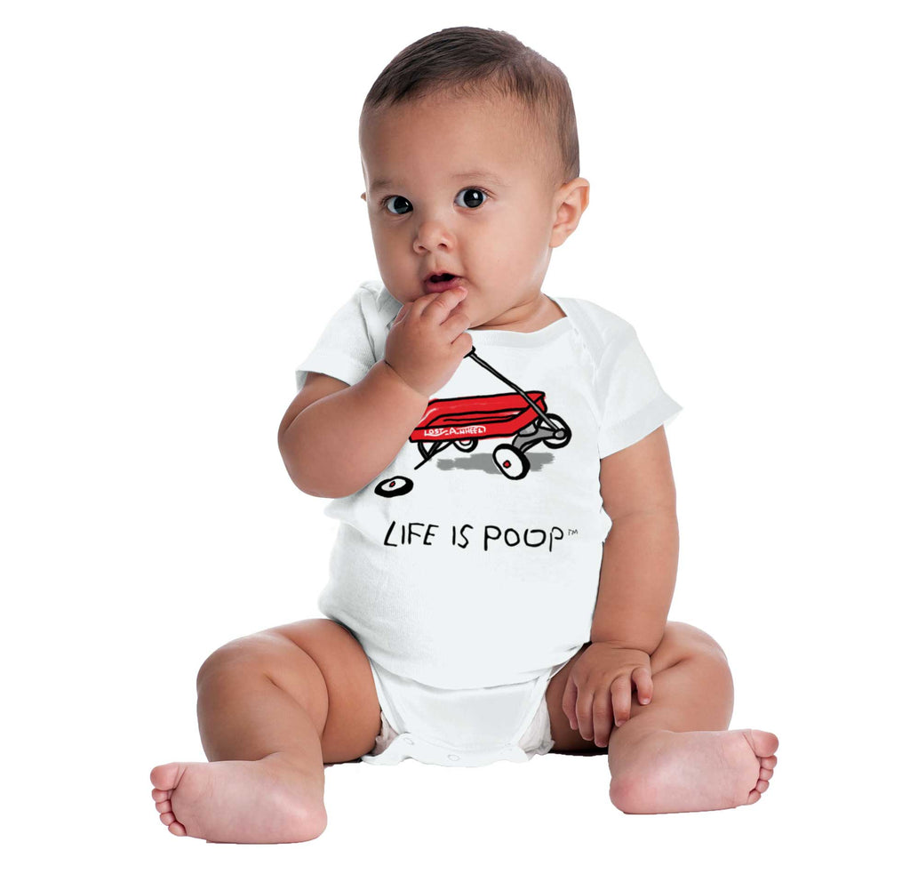 Broken Wagon Romper-Direct To Garment Print-Brisco Baby