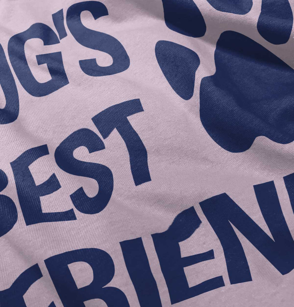 Dog's Best Friend Infant Baby Bib-Direct To Garment Print-Brisco Baby