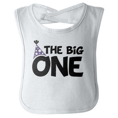 Big One Infant Baby Bib-Direct To Garment Print-Brisco Baby