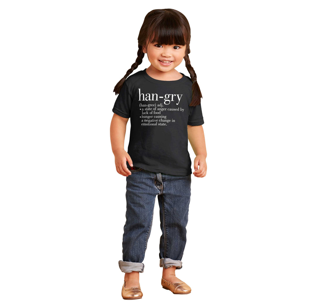 Hangry Definition Infant Toddler T Shirt-Direct To Garment Print-Brisco Baby
