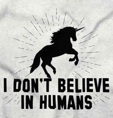 Don't Believe In Humans Romper Bodysuit-Direct To Garment Print-Brisco Baby