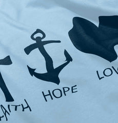 Faith Anchor Love Infant Toddler T Shirt-Direct To Garment Print-Brisco Baby