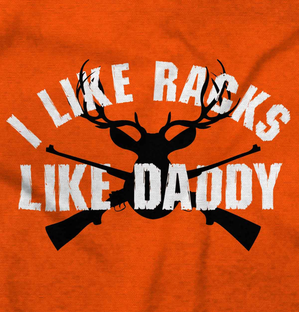I Like Racks Like Daddy Romper Bodysuit-Direct To Garment Print-Brisco Baby