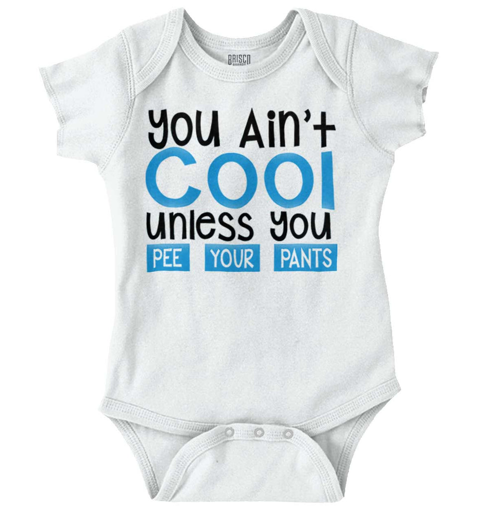 You Ain't Cool Romper Bodysuit-Direct To Garment Print-Brisco Baby