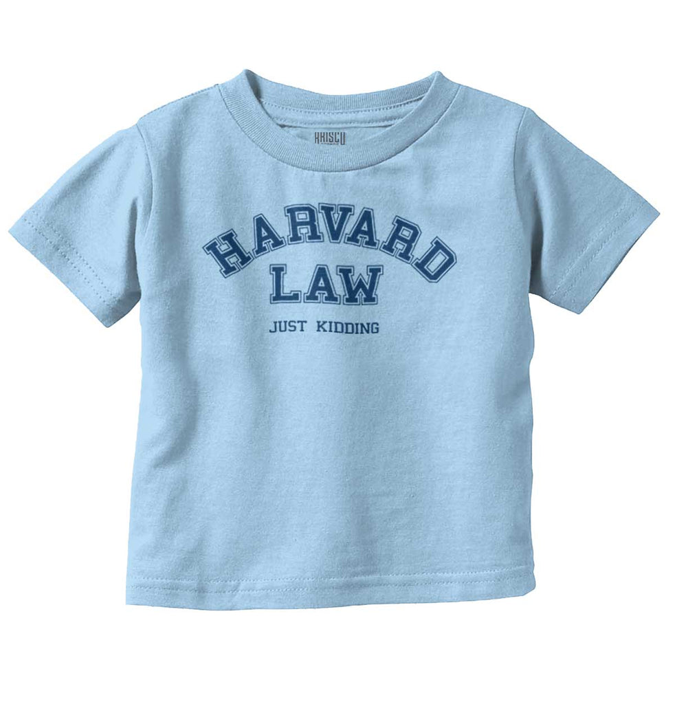 Harvard Law Infant Toddler T Shirt-Direct To Garment Print-Brisco Baby