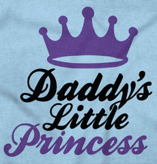Daddy's Little Princess Infant Toddler T Shirt-Direct To Garment Print-Brisco Baby