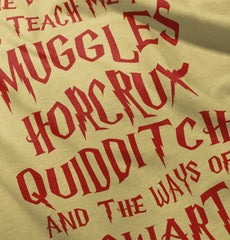Muggles Horcrux Quidditch Infant Toddler T Shirt-Direct To Garment Print-Brisco Baby