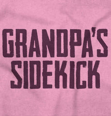 Grandpa's Sidekick Infant Toddler T Shirt-Direct To Garment Print-Brisco Baby