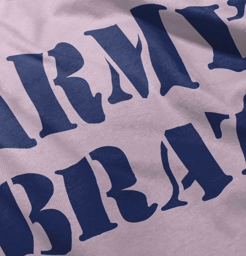 Army Brat Infant Baby Bib-Direct To Garment Print-Brisco Baby