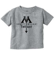 Ministry Of Magic Infant Toddler T Shirt-Direct To Garment Print-Brisco Baby