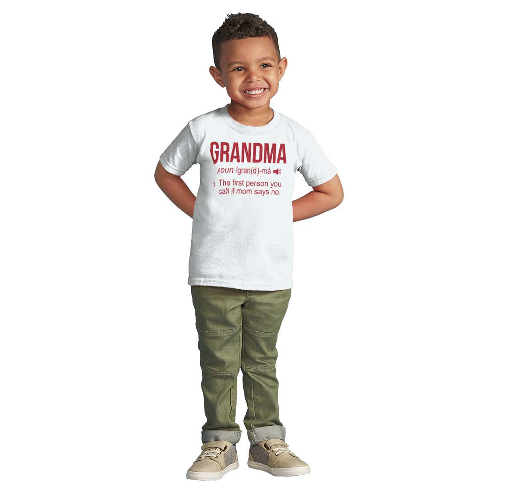Grandma Infant Toddler T Shirt-Direct To Garment Print-Brisco Baby