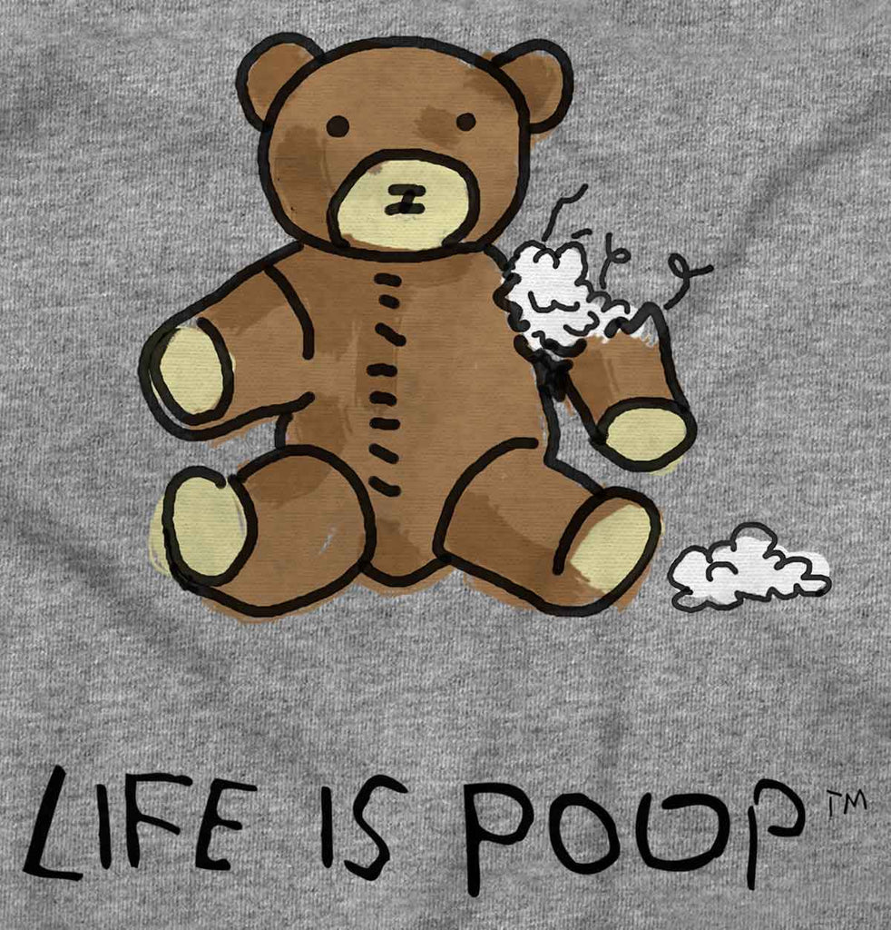 Ripped Teddy Bear Infant Toddler T Shirt-Direct To Garment Print-Brisco Baby