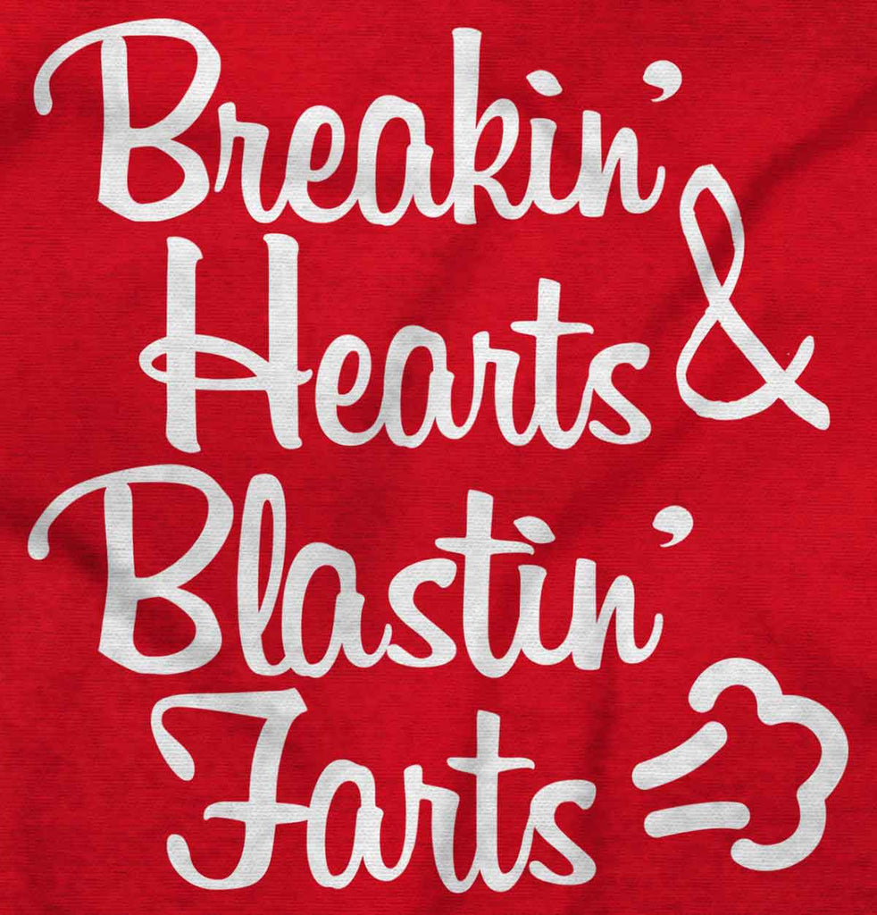 Blastin Farts Ringer Romper Bodysuit-Direct To Garment Print-Brisco Baby