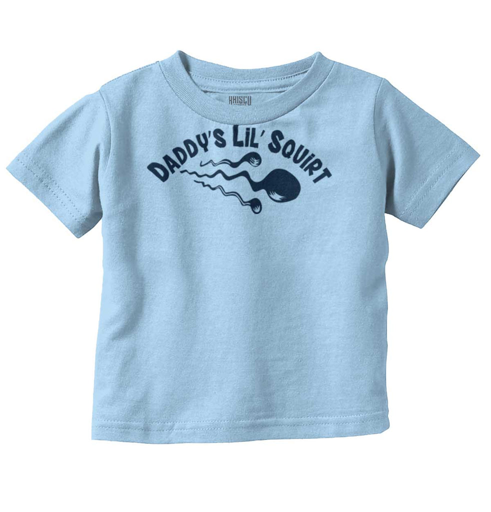 Lil Squirt Infant Toddler T Shirt-Direct To Garment Print-Brisco Baby