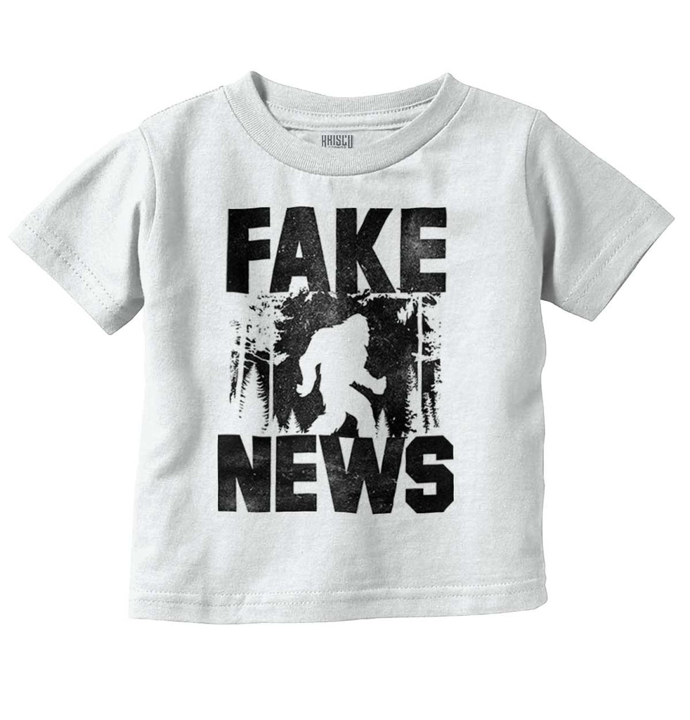Fake Bigfoot Infant Toddler T Shirt-Direct To Garment Print-Brisco Baby