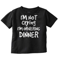 Ordering Dinner Infant Toddler T Shirt-Direct To Garment Print-Brisco Baby