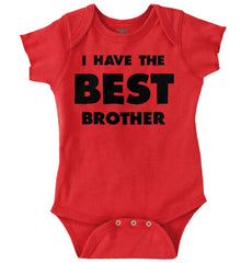 I Have The Best Brother Romper Bodysuit-Direct To Garment Print-Brisco Baby