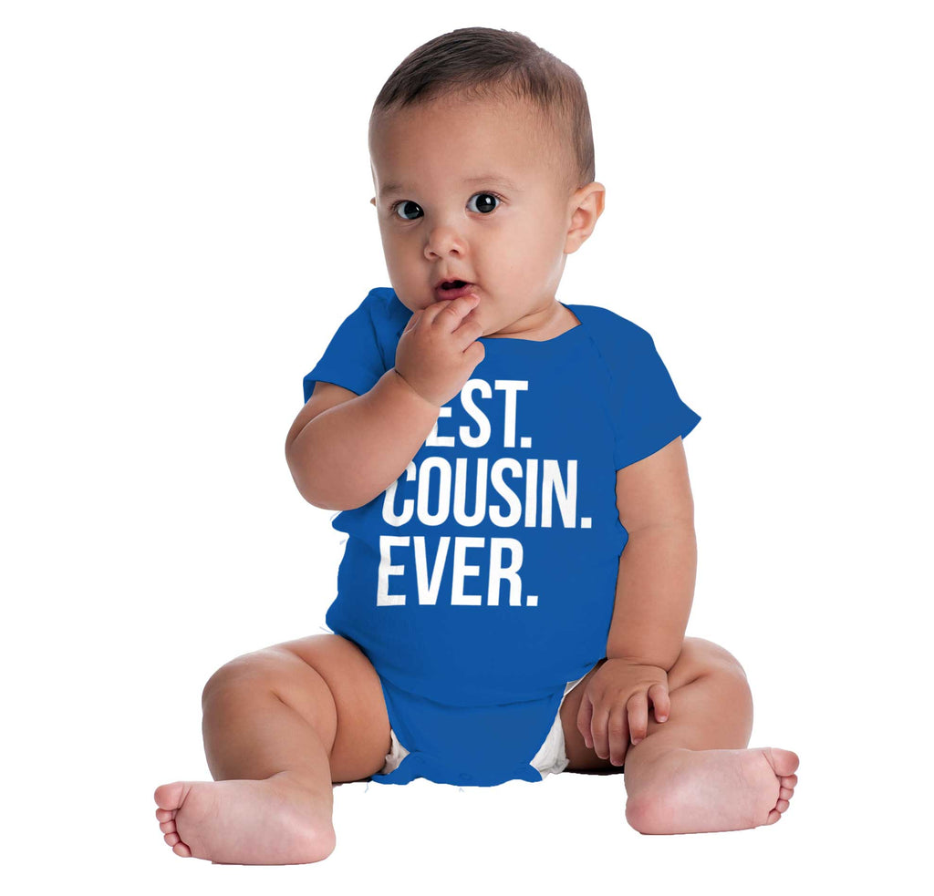 Best Cousin Ever Romper Bodysuit-Direct To Garment Print-Brisco Baby