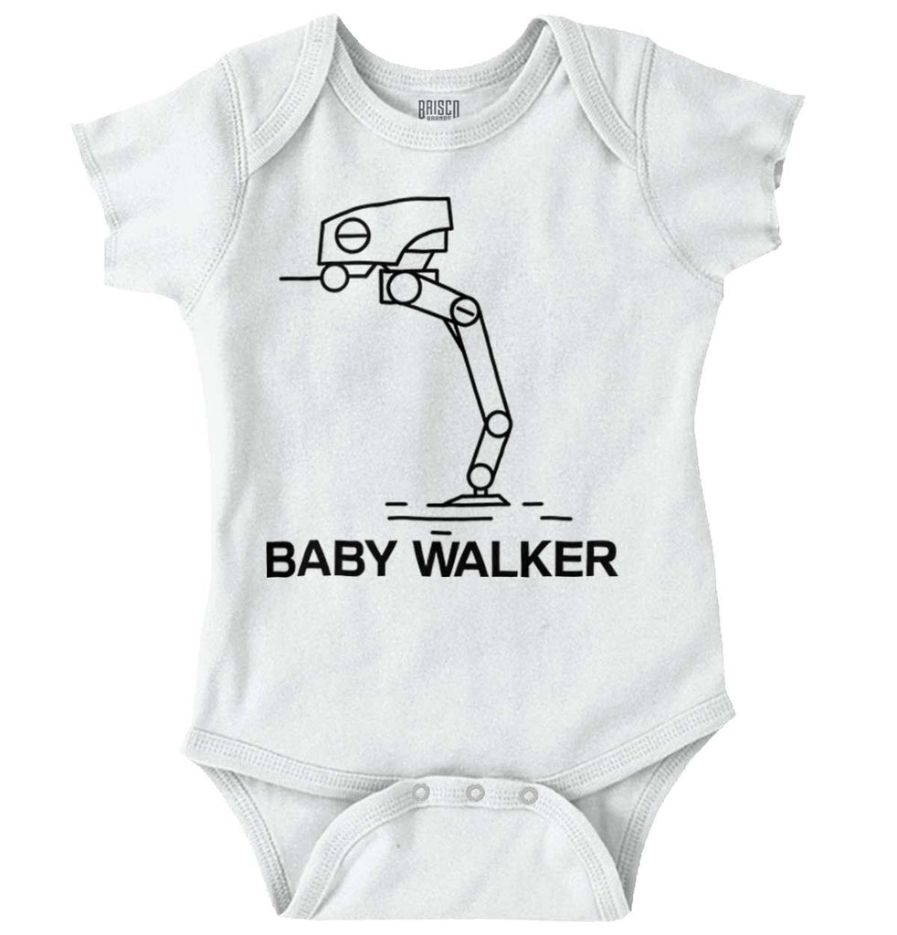 Daddy Walker Romper Bodysuit-Direct To Garment Print-Brisco Baby