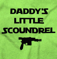Daddy's Little Scoundrel Infant Toddler T Shirt-Direct To Garment Print-Brisco Baby