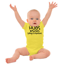 College is Expensive Romper Bodysuit-Direct To Garment Print-Brisco Baby