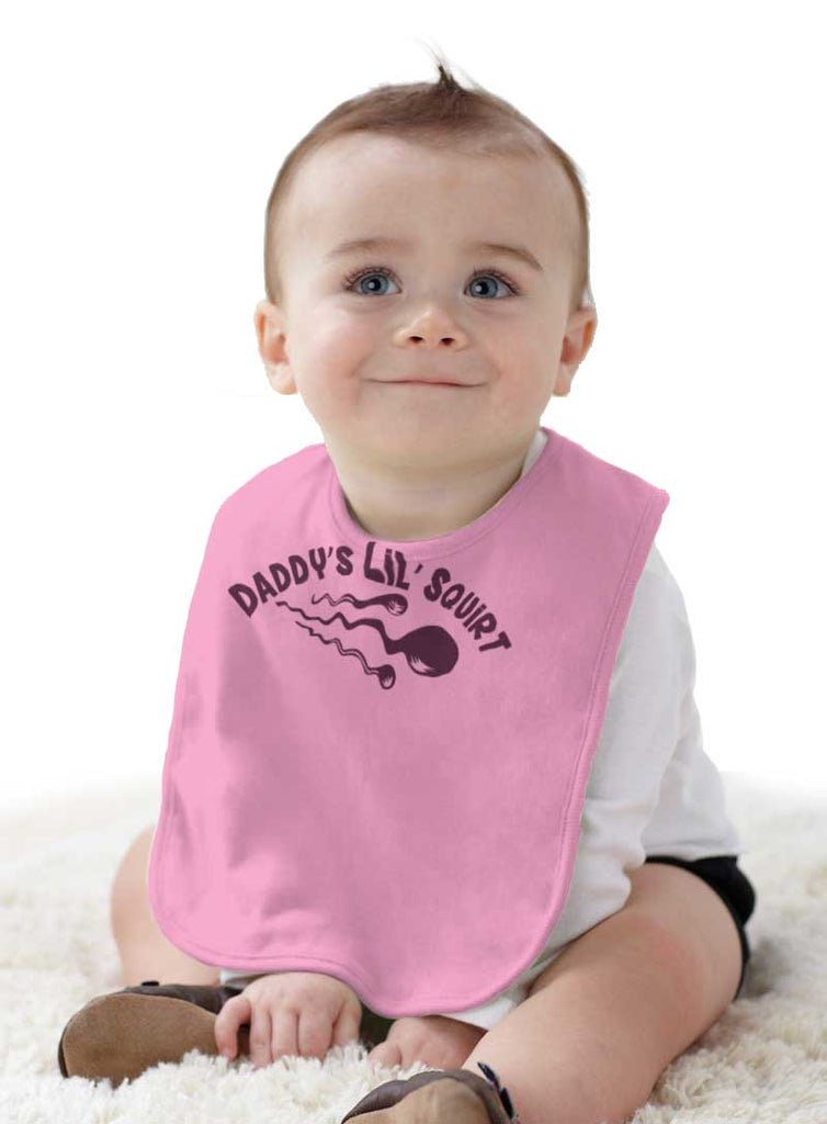 Lil Squirt Infant Baby Bib-Direct To Garment Print-Brisco Baby