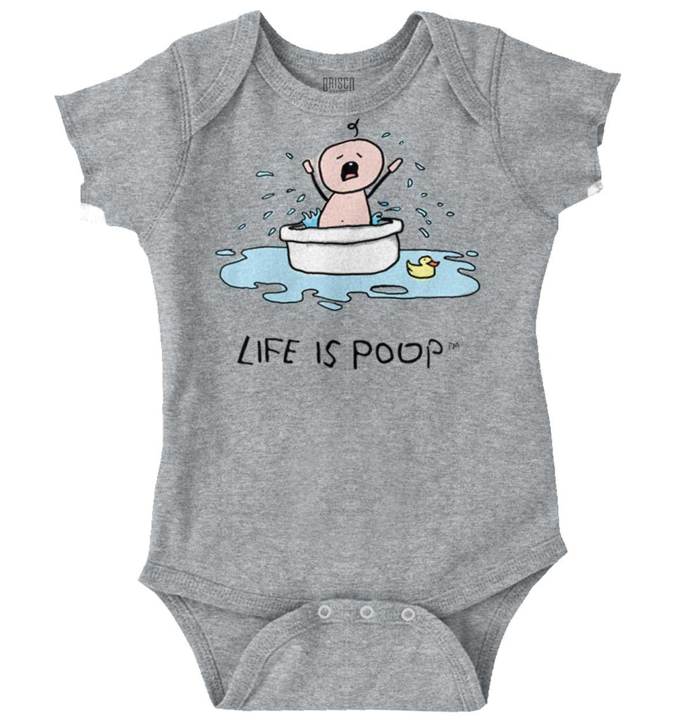 Crying Bath Romper Bodysuit-Direct To Garment Print-Brisco Baby