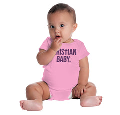 Christian Baby Romper Bodysuit-Direct To Garment Print-Brisco Baby