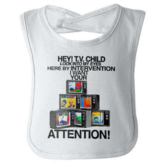 Too Much Information Infant Baby Bib-Direct To Garment Print-Brisco Baby