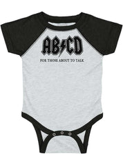 AB CD Raglan Romper Bodysuit-Direct To Garment Print-Brisco Baby