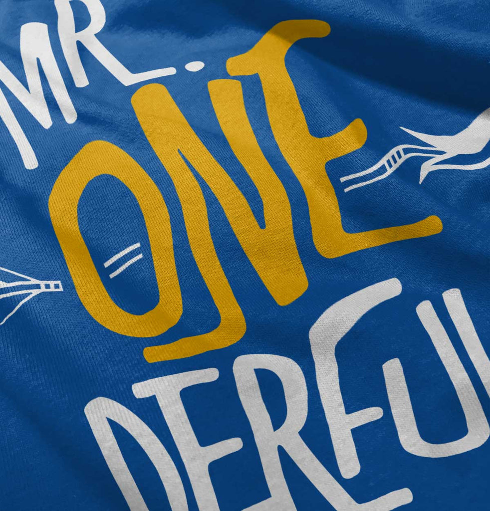 Mr. Onederful Infant Toddler T Shirt-Direct To Garment Print-Brisco Baby