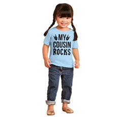 My Cousin Rocks Infant Toddler T Shirt-Direct To Garment Print-Brisco Baby