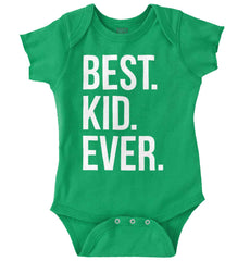 Best Kid Ever Romper Bodysuit-Direct To Garment Print-Brisco Baby