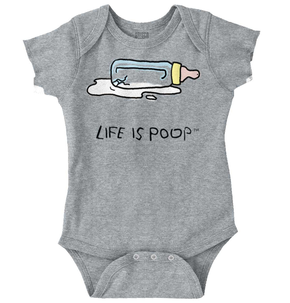 Spilt Milk Romper-Direct To Garment Print-Brisco Baby