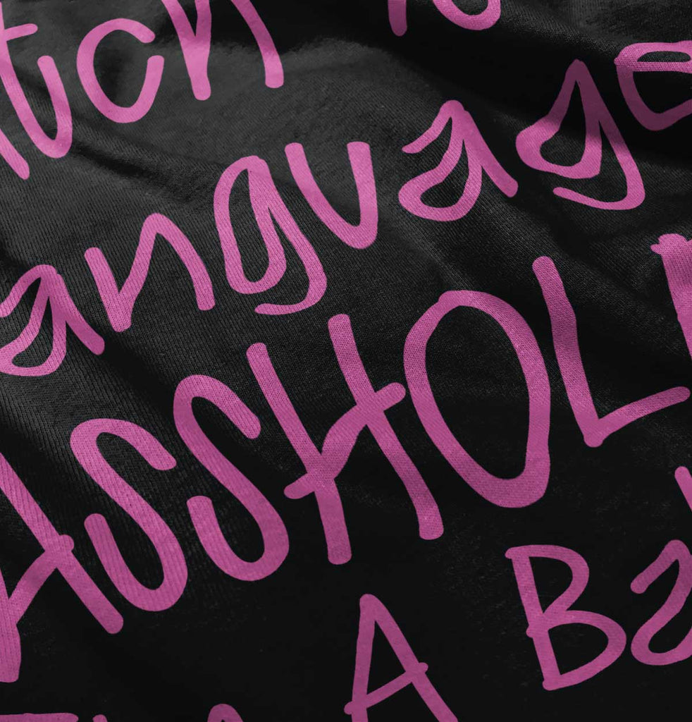 Watch The Language Baby Ruffled Trim Romper-Direct To Garment Print-Brisco Baby