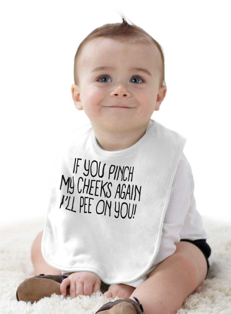 I'll Pee on You Infant Baby Bib-Direct To Garment Print-Brisco Baby