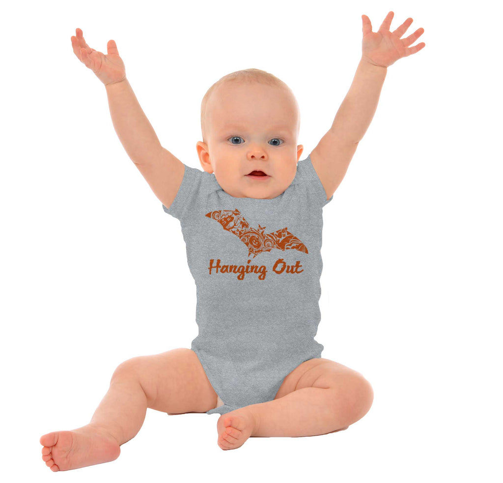 Hanging out Romper Bodysuit-Direct To Garment Print-Brisco Baby