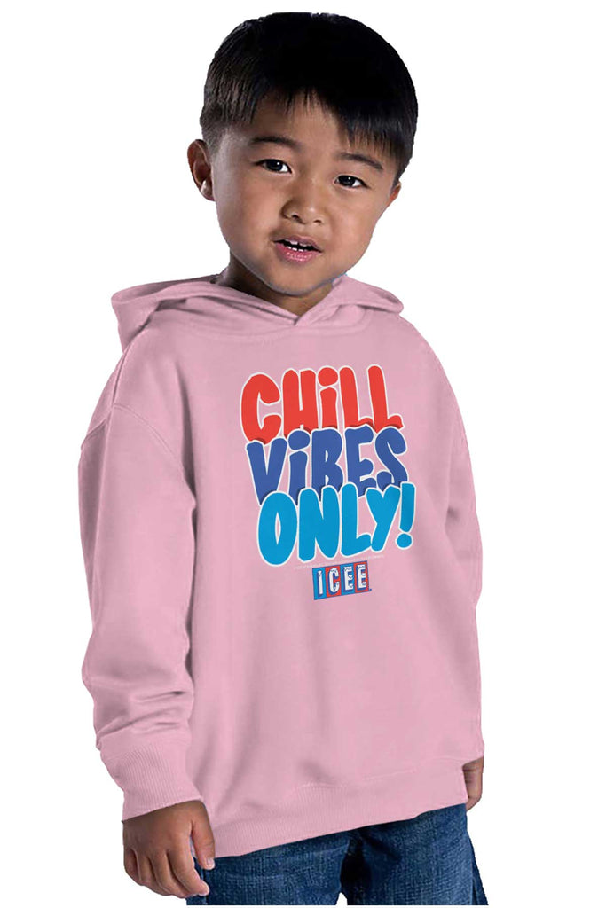 Chill Vibes Only Toddler Pullover Hoodie-Direct To Garment Print-Brisco Baby