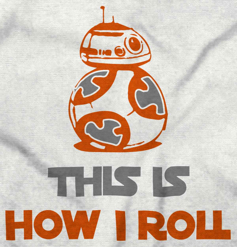 This Is How I Roll Infant Baby Bib-Direct To Garment Print-Brisco Baby