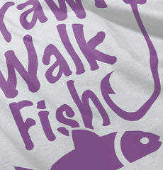 Crawl Walk Fish Solid Baby Infant Dress-Direct To Garment Print-Brisco Baby