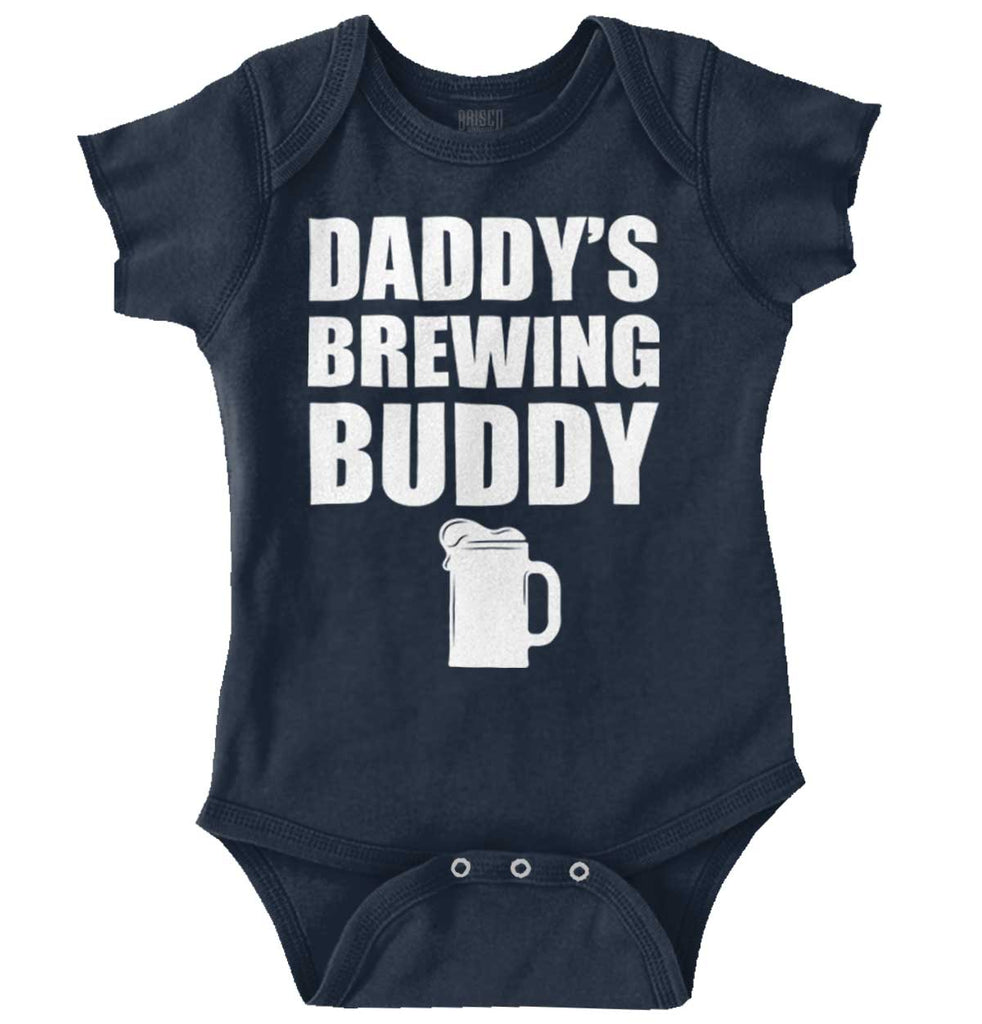 Brewing Buddy Romper Bodysuit-Direct To Garment Print-Brisco Baby