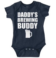 Brewing Buddy Romper Bodysuit-Direct To Garment Print-Brisco Baby