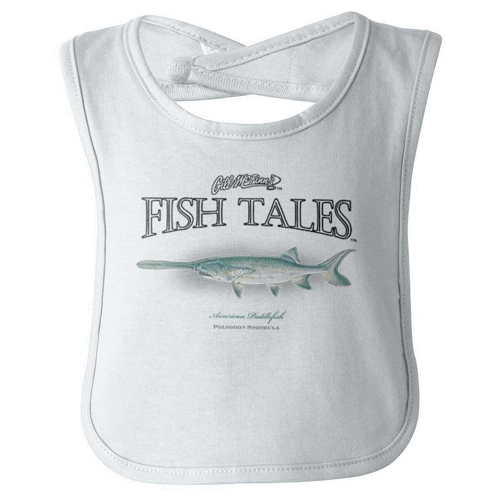 Paddlefish Infant Baby Bib-Direct To Garment Print-Brisco Baby
