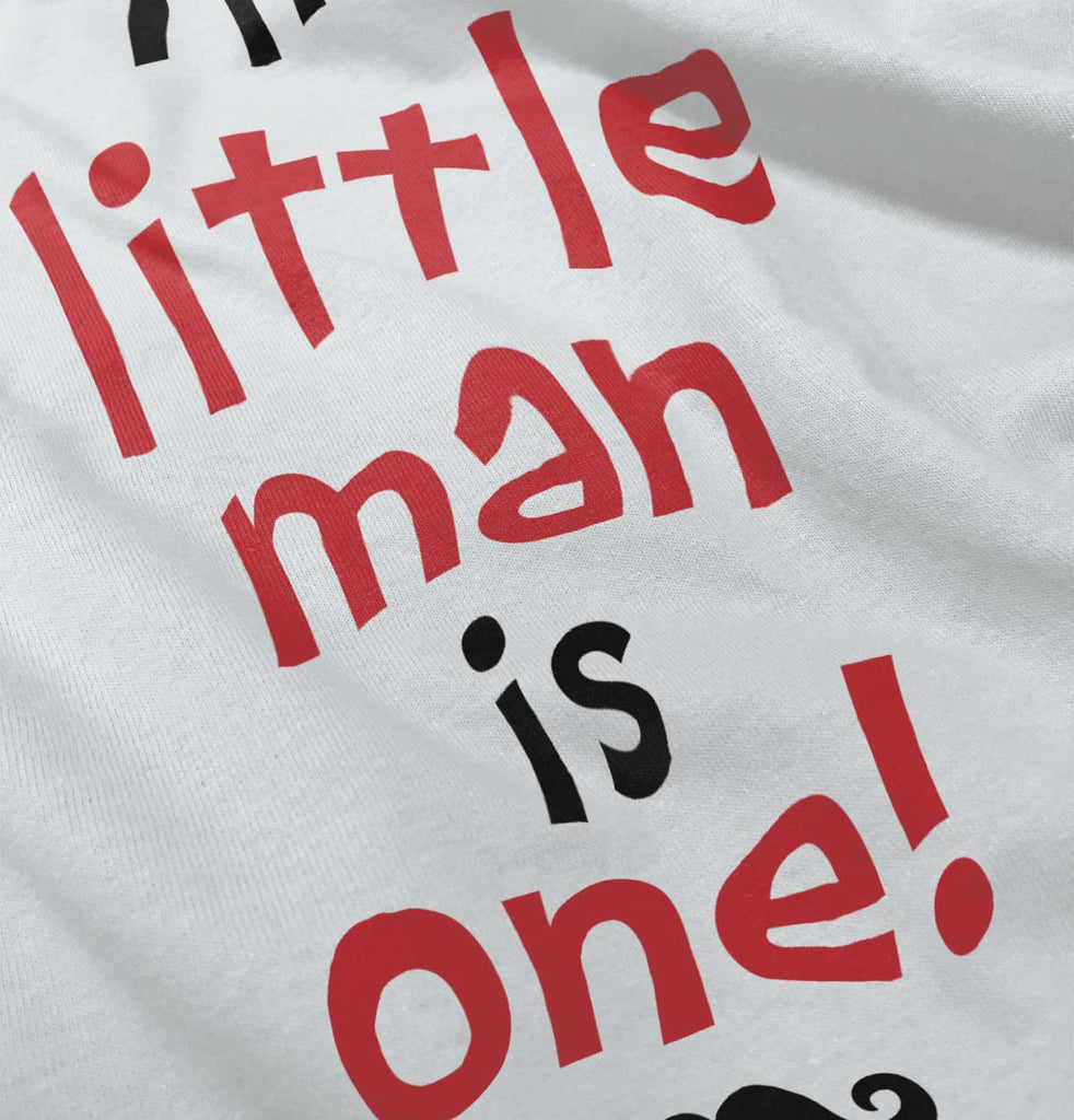 This Little Man One Infant Baby Bib-Direct To Garment Print-Brisco Baby