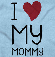 Love My Mommy Romper Bodysuit-Direct To Garment Print-Brisco Baby