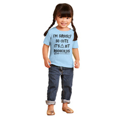 Seriusly Cute Infant Toddler T Shirt-Direct To Garment Print-Brisco Baby